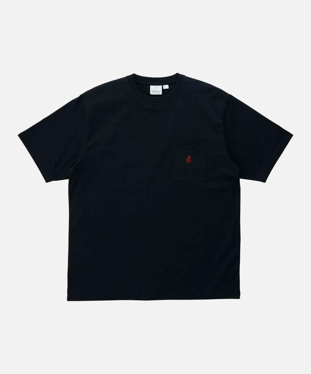 Gramicci One Point Pocket Tee in Vintage Black