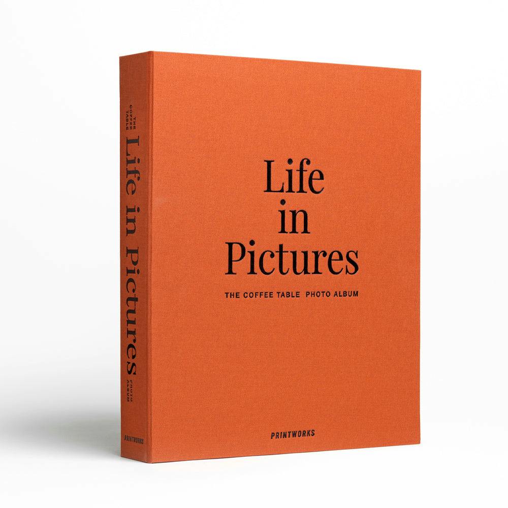 Printworks Photo Album - Life In Pictures, Orange