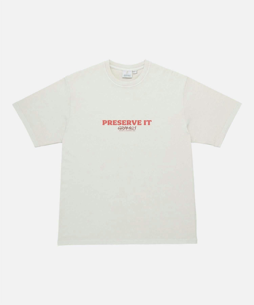 Gramicci Footprints Tee in Natural Pigment