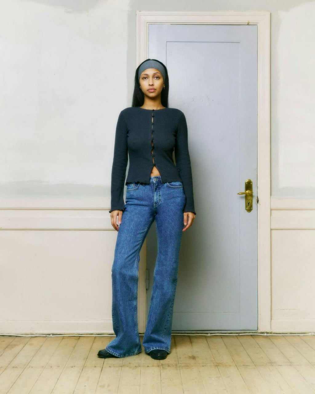 Elba Mid Bootcut Jeans - Bay Sky Retro