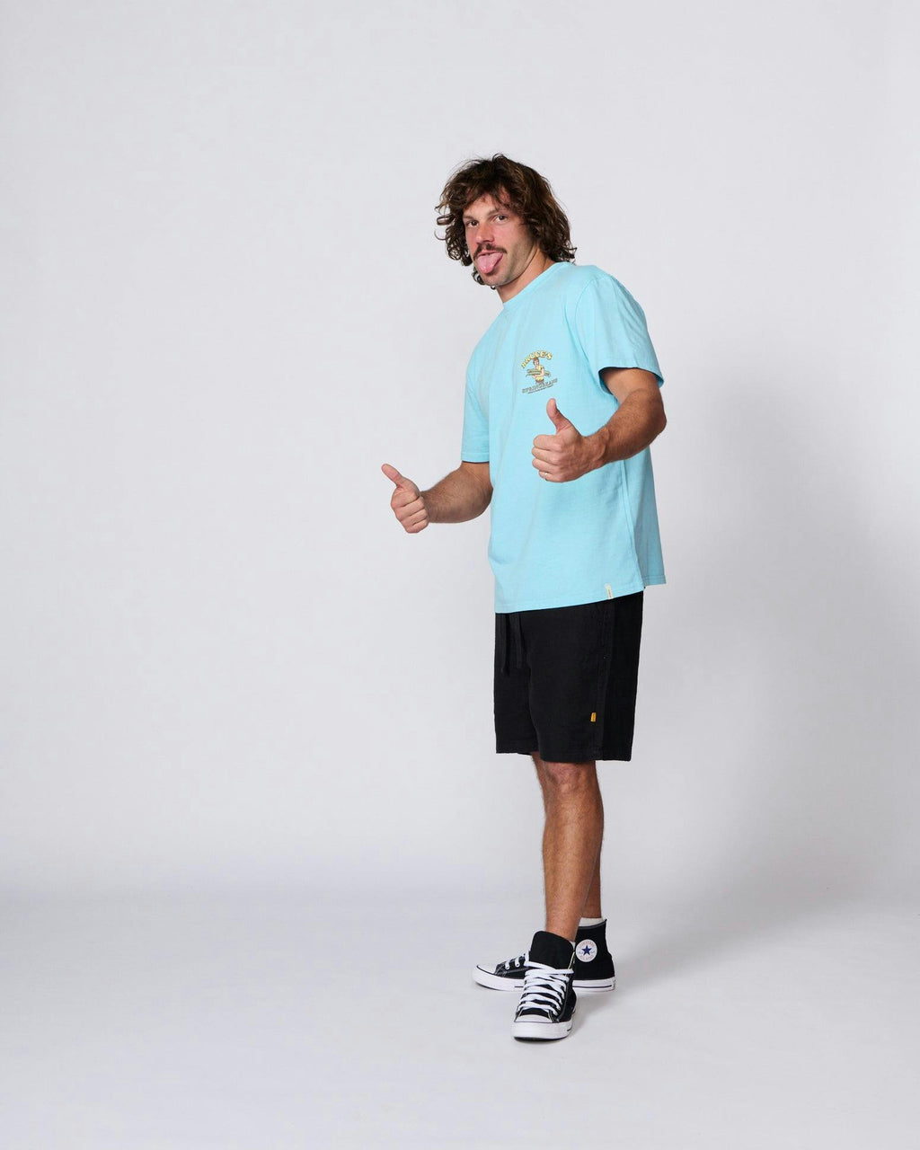 Spring Beans Tee - Aquatic