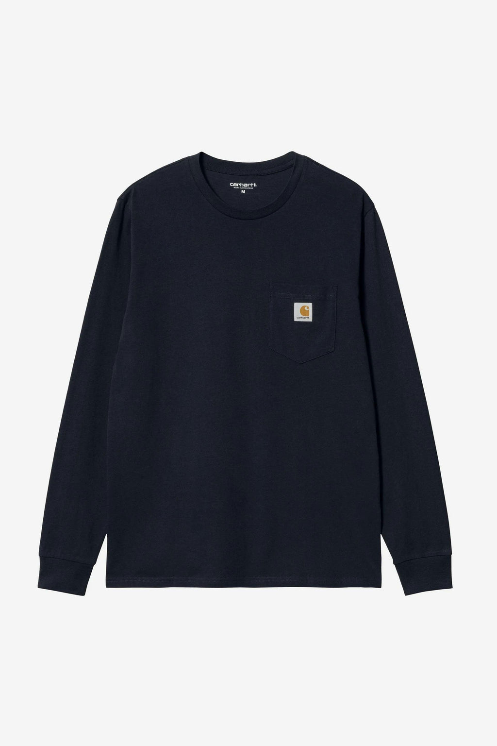 Carhartt WIP L/S Pocket T-Shirt in Dark Navy