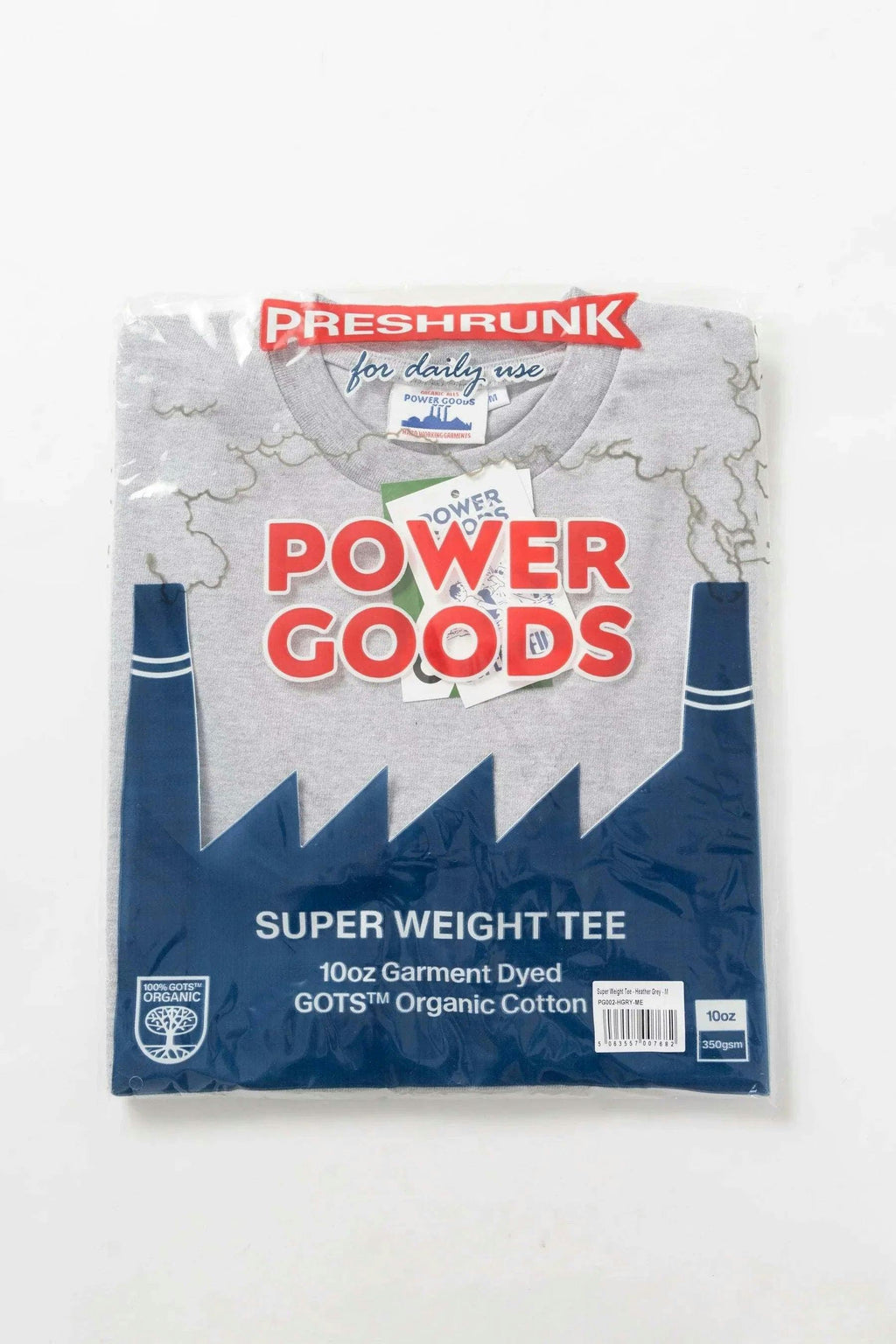 Power Goods Super Weight Tee in Heather Grey