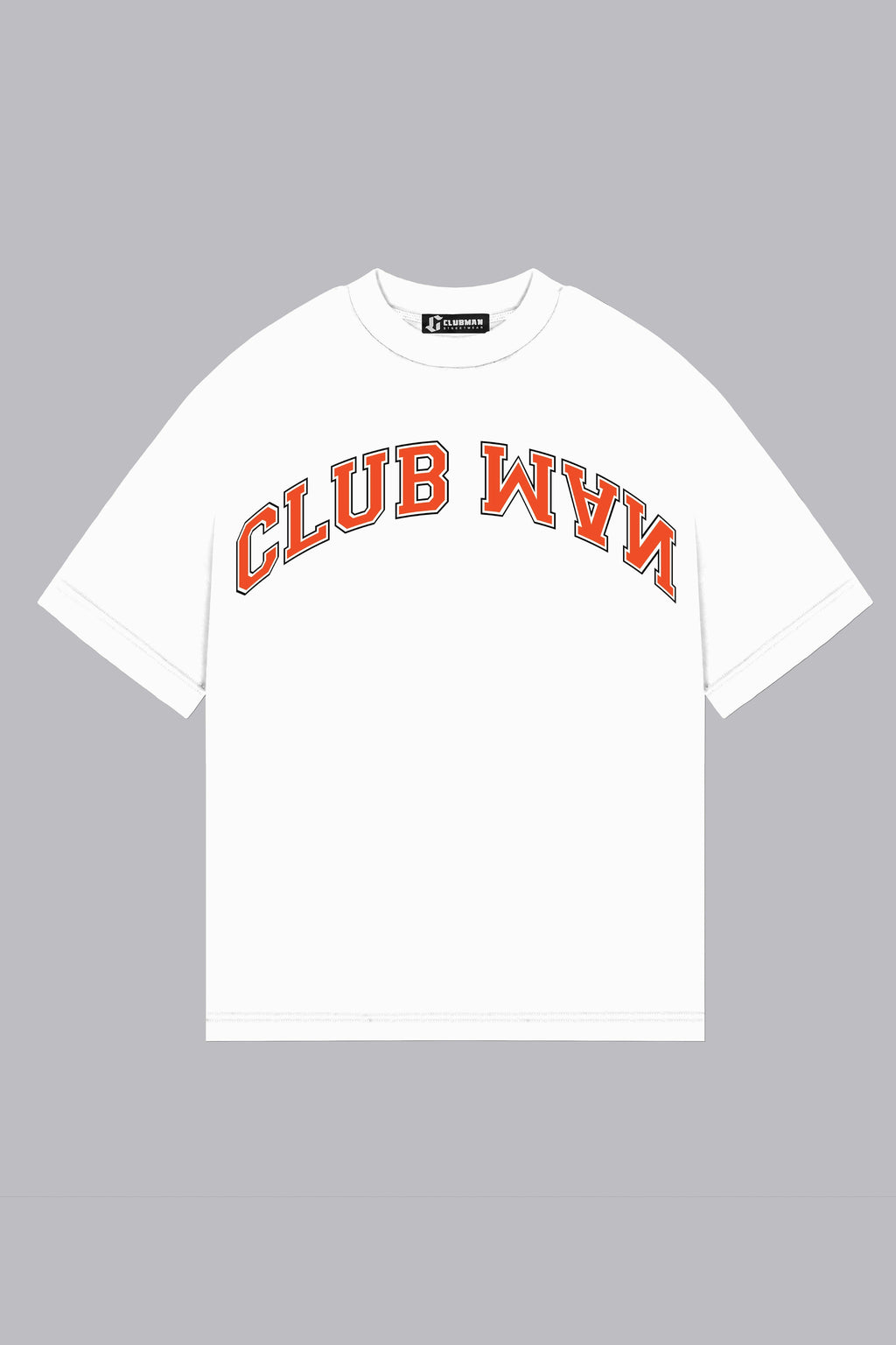 Clubman "ICON" Tee – White/Black