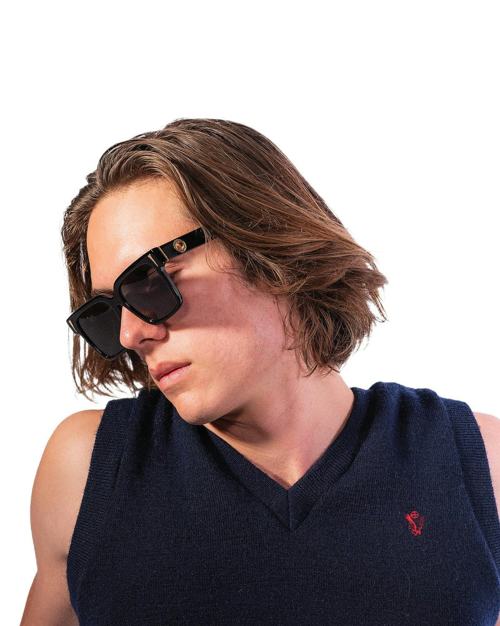 THE SOLAR FLARE Sunglasses - Black | Polarised Black Lenses