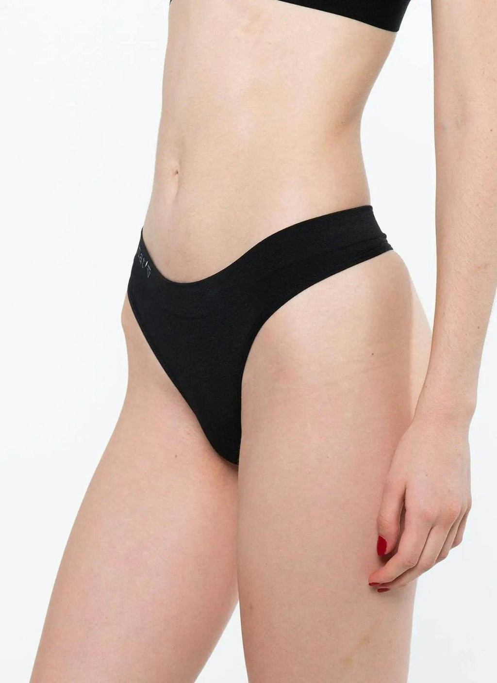Cheeky Modal G-String Underwear 4 Pack - Black