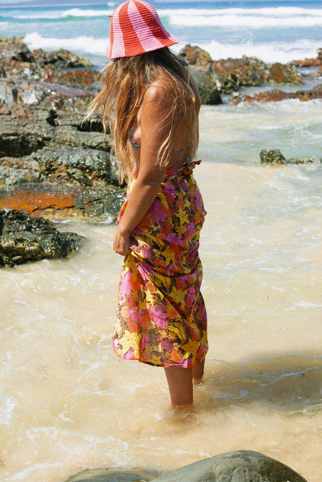 Wrap Skirt in Fruity