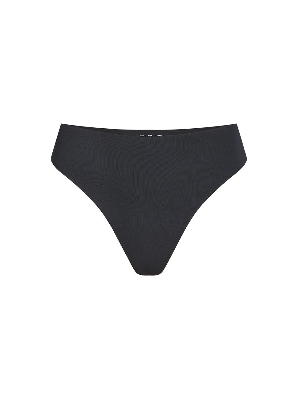 Seamfree Period Underwear Thong Light Absorbency 3Pack Black