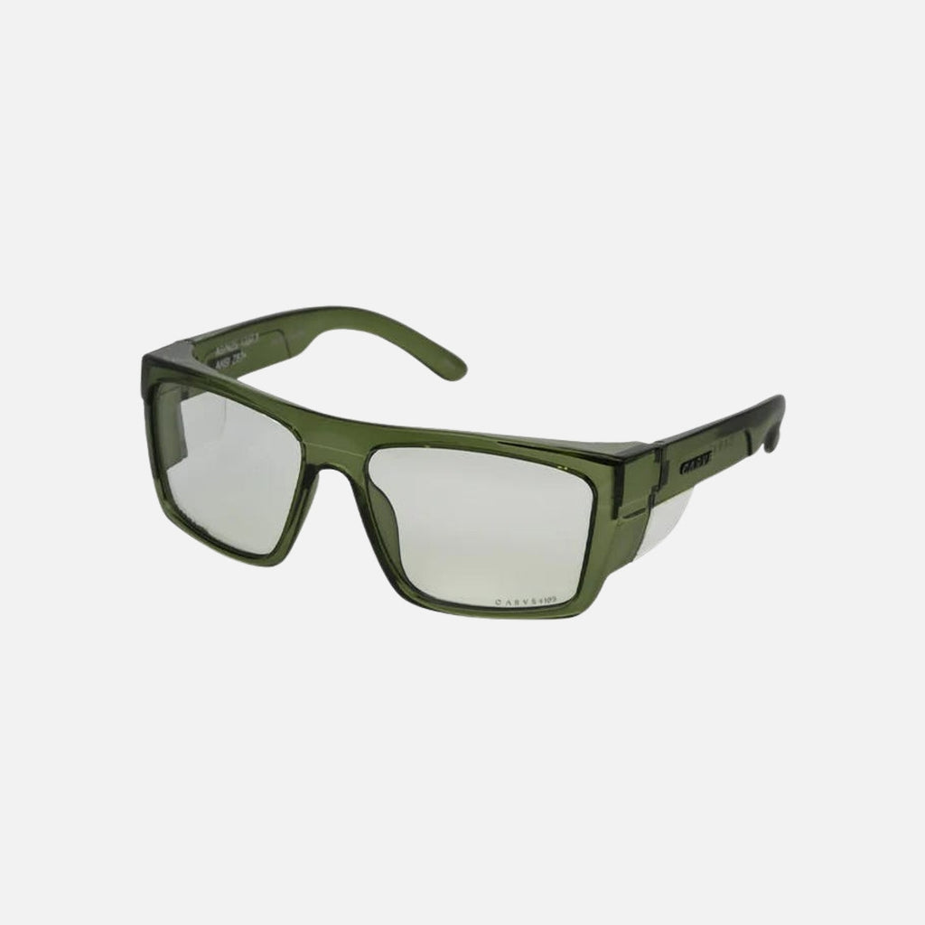 Volley - Safety Crystal Green Frame - Grey Clear Photochromatic Lens
