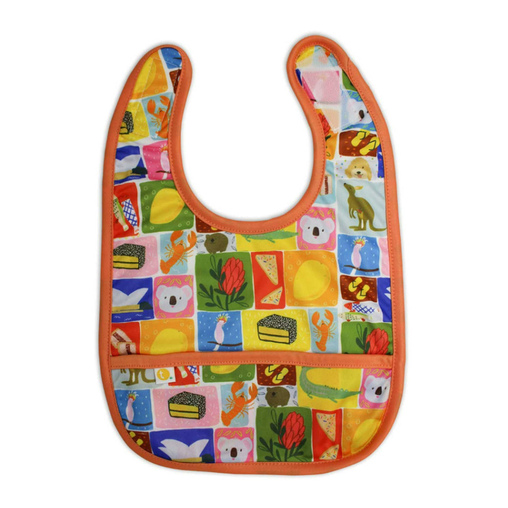 Tyoub x Suki McMaster Baby Bib Stay-dry - Aussie Icons