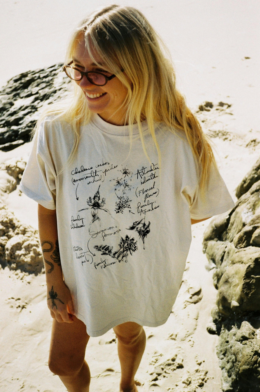 Artist Tee - What Flower is That?  - Yaz Ward x Atmosea Collab