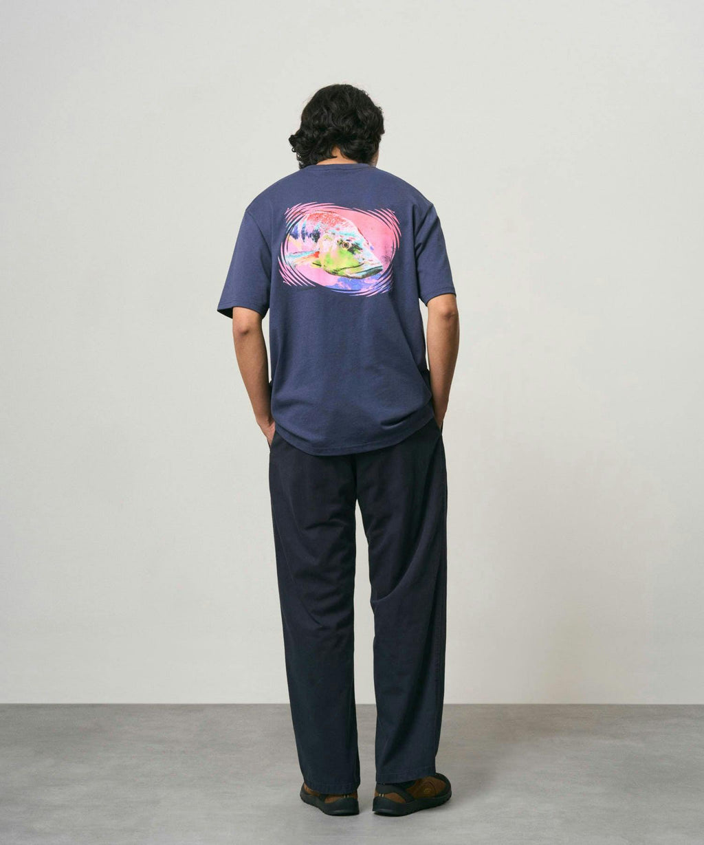 Gramicci Bass Tee in Navy