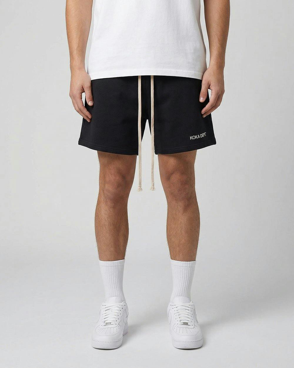 Premium Logo Shorts // BLACK