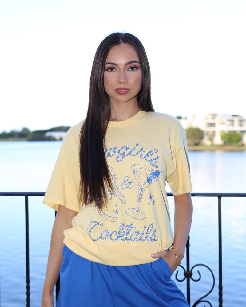 Cowgirls & Cocktails Tee