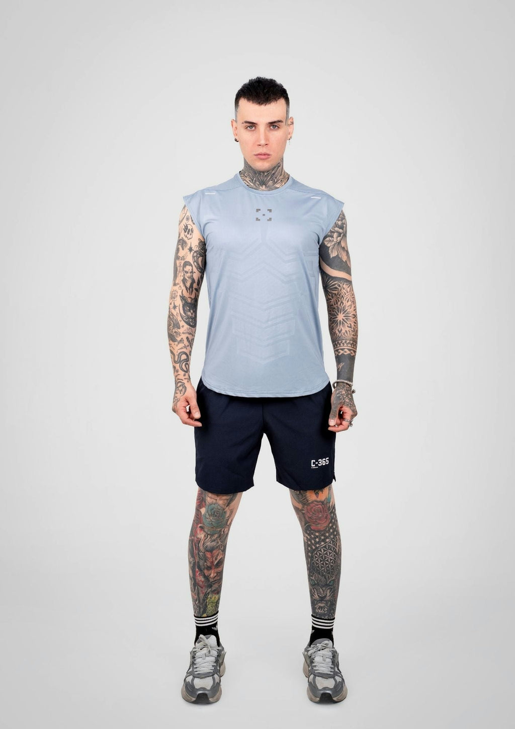 C-365 Flex Singlet (Model 323129) - Haze Blue