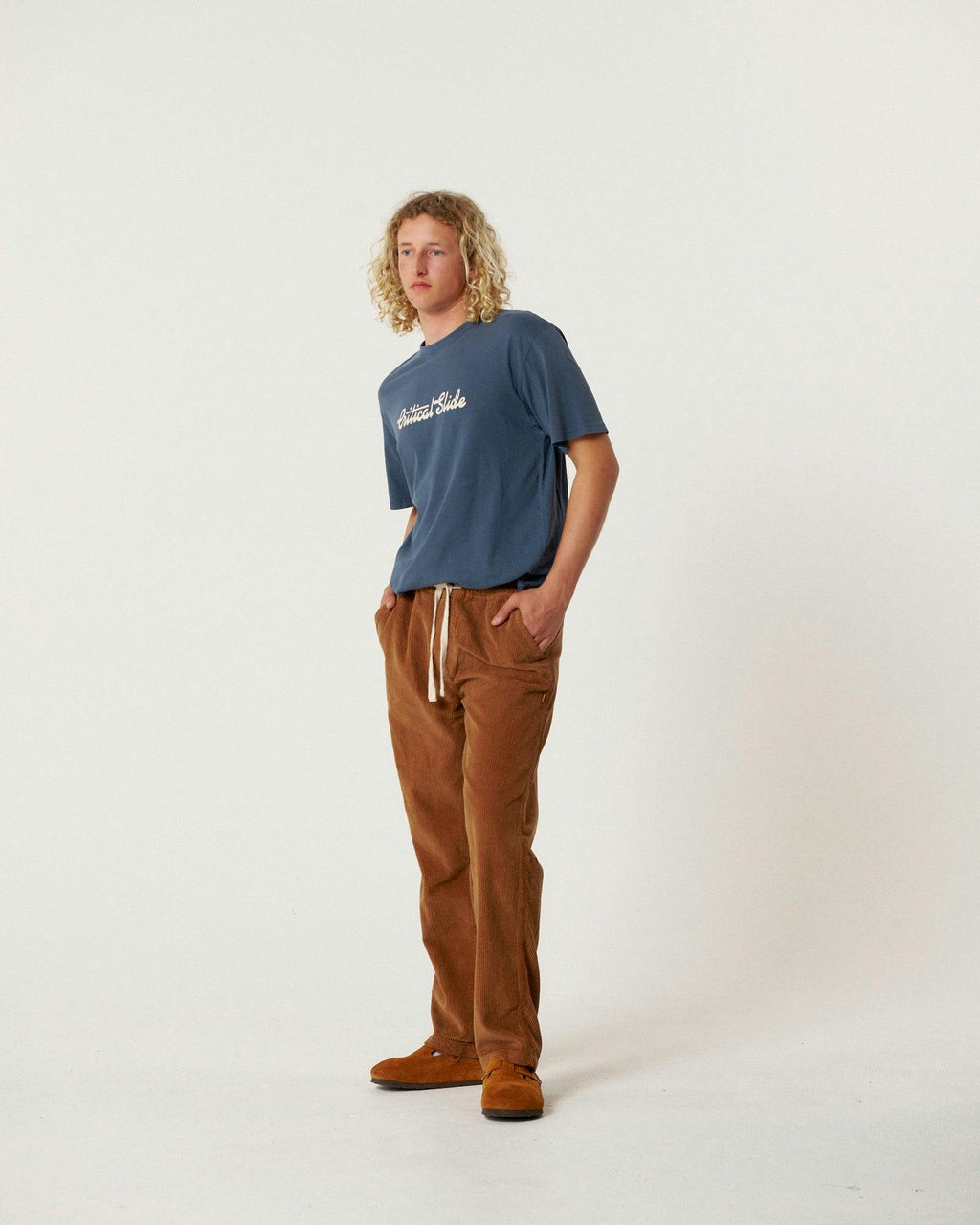 Fever Cord Pant - Camel