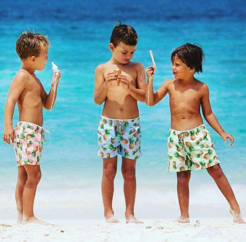 Tortola Swim Shorts Pink Kids