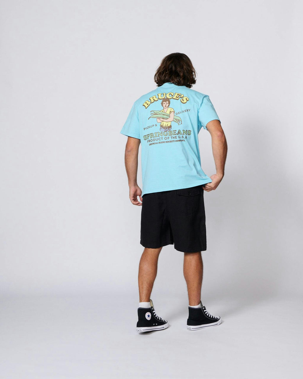 Spring Beans Tee - Aquatic