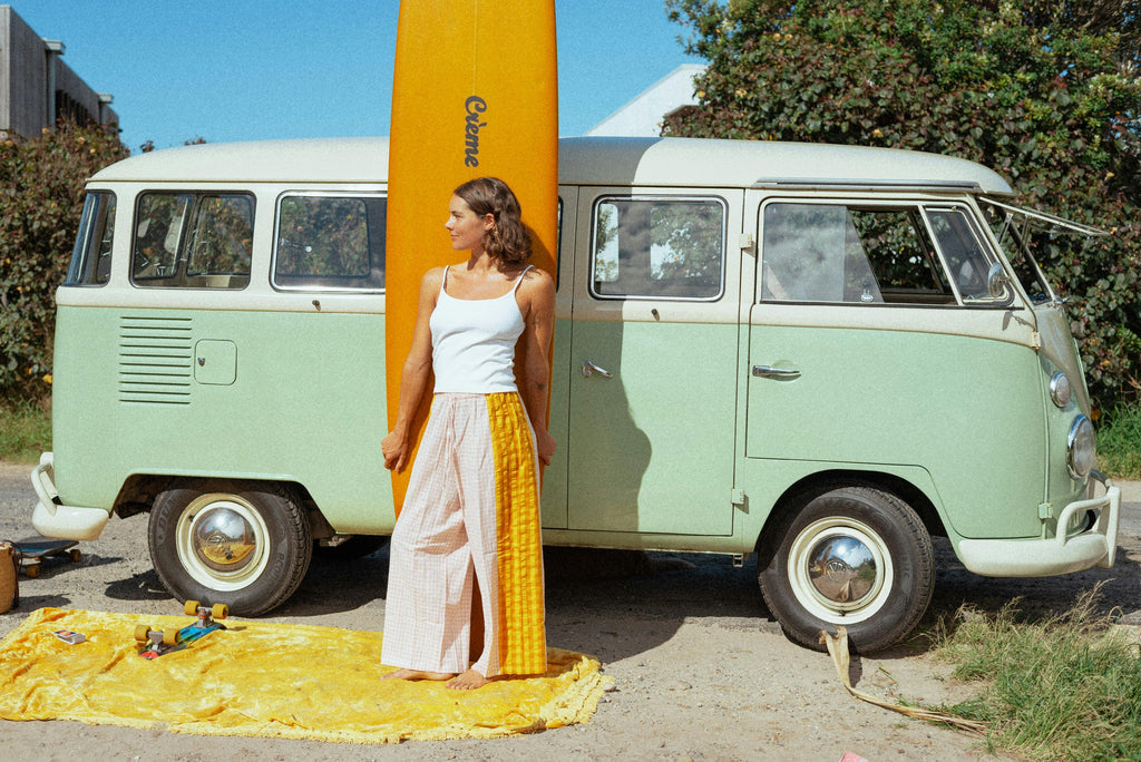 Patchwork Pant in Pink Honey Ginger