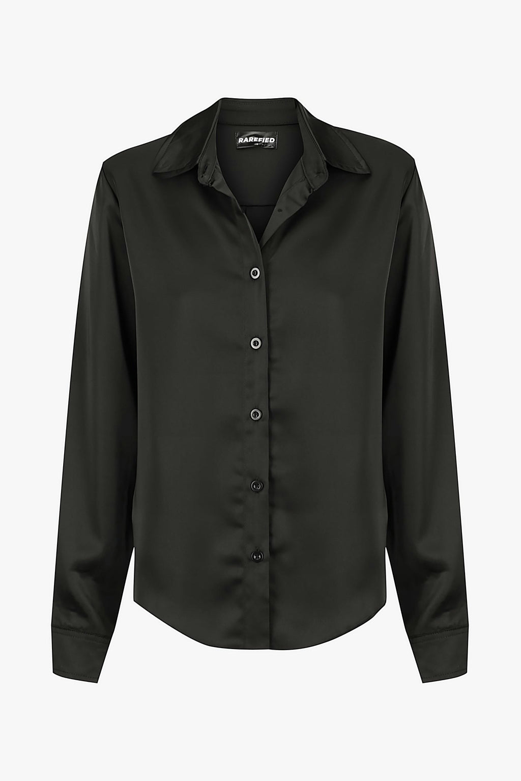 Black Satin Shirt