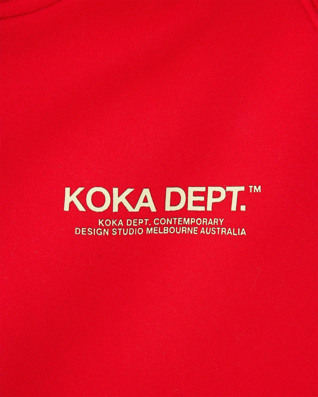 Core Zip Up Hoodie - Tonal Red
