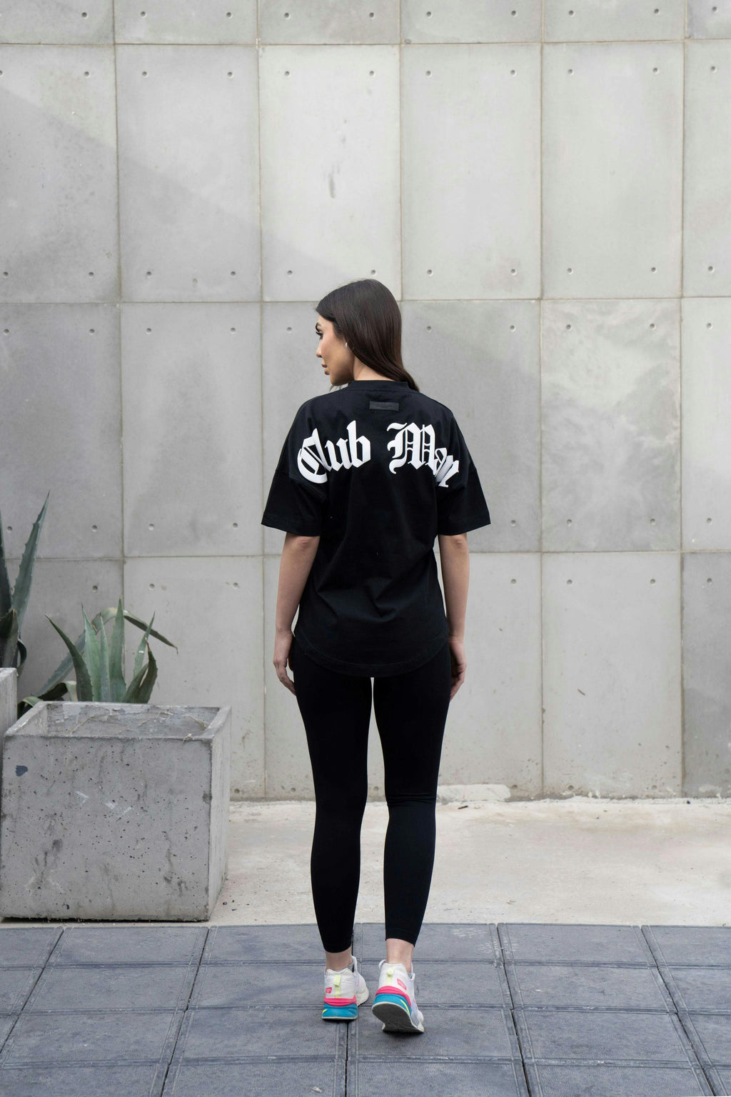 Clubman "CHROME" Tee - Black/White