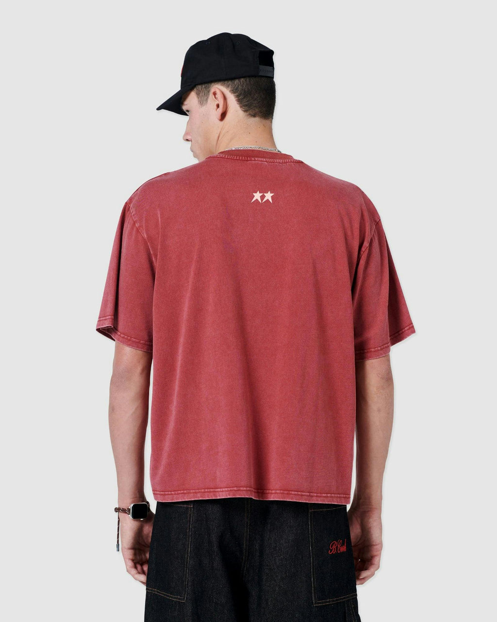 star t-shirt red