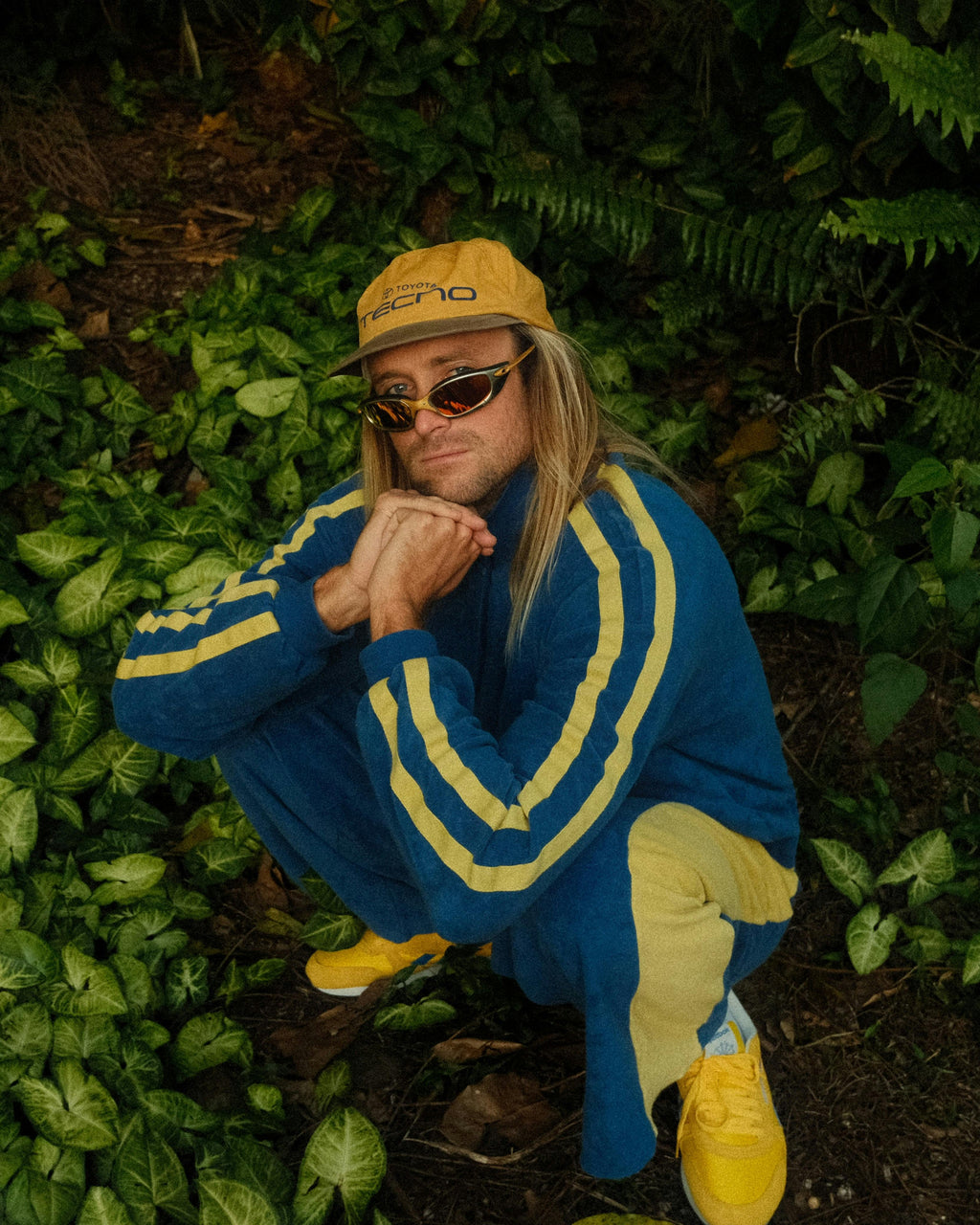Après Surf Jacket in Blue & Yellow