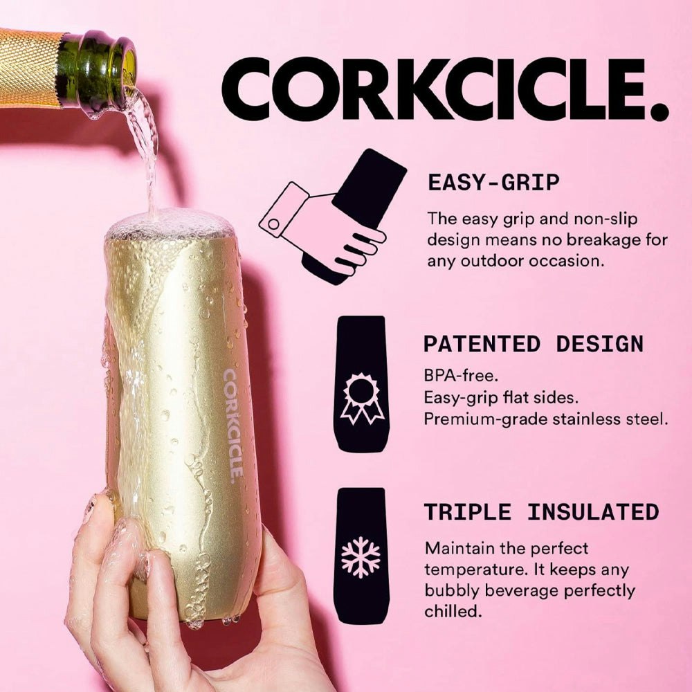 Corkcicle Stemless Flute - 207ml Unicorn Magic