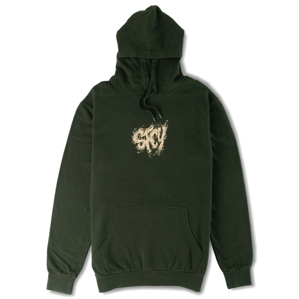 WHITE WASHED HOOD / DARK ARMY