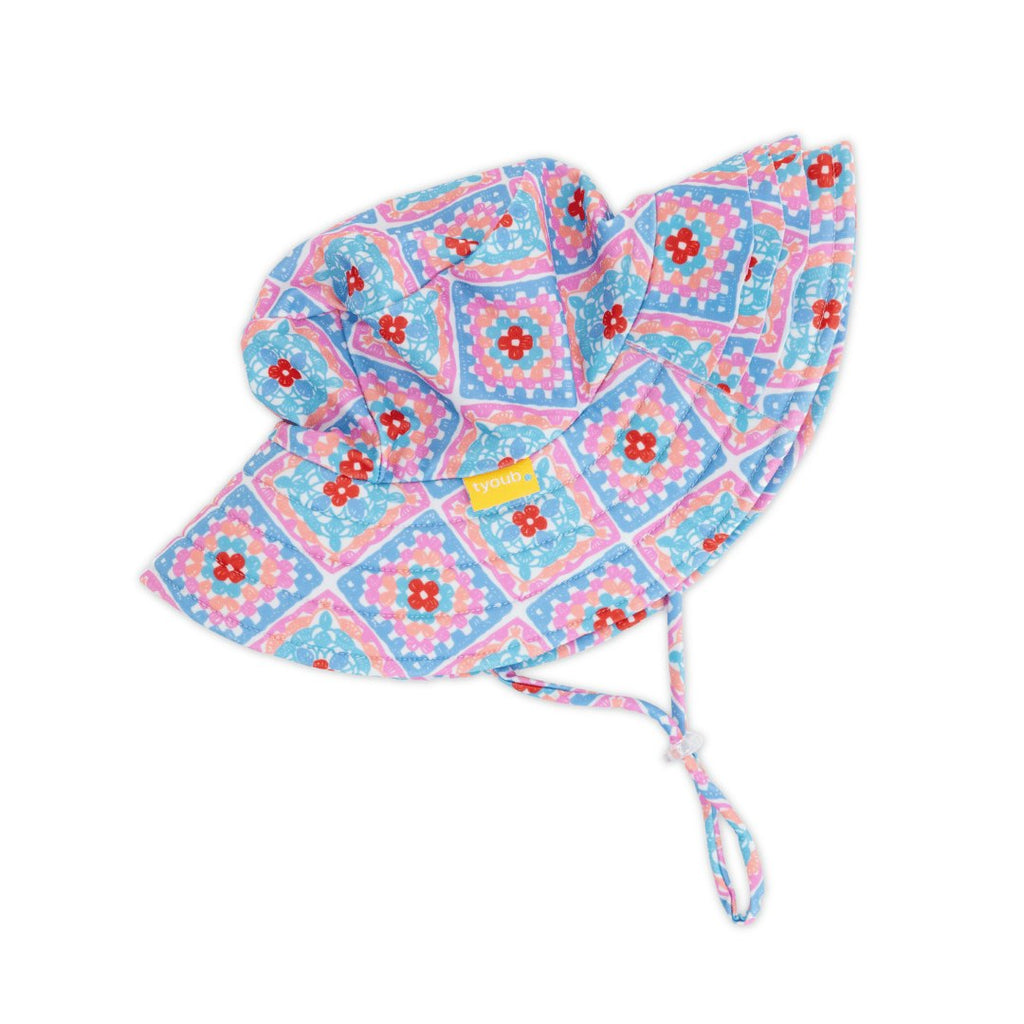 Tyoub Kids’ Ruffle Sun Hat Petal Patchwork