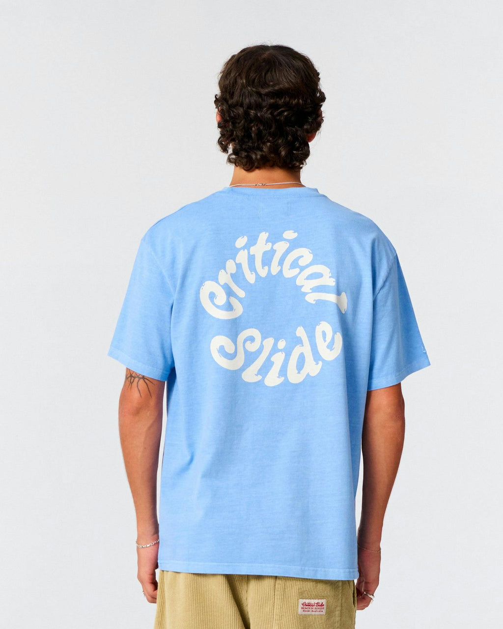 Spiral Tee - Powder Blue