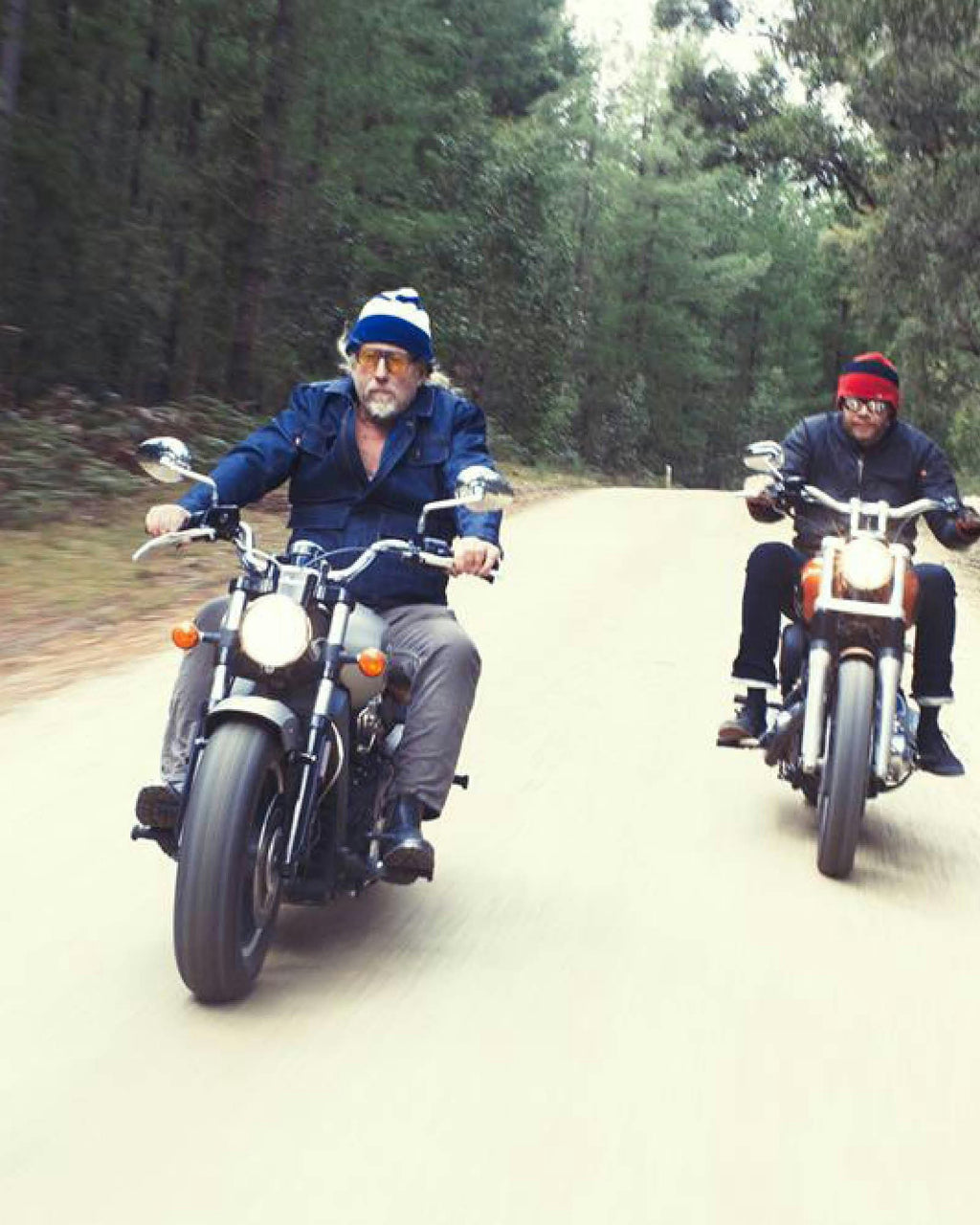 The Wally Knit Beanie – Blue and White