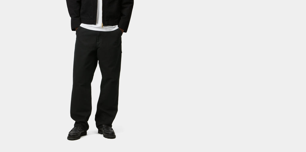 Carhartt WIP OG Single Knee Pants in Black Rinsed