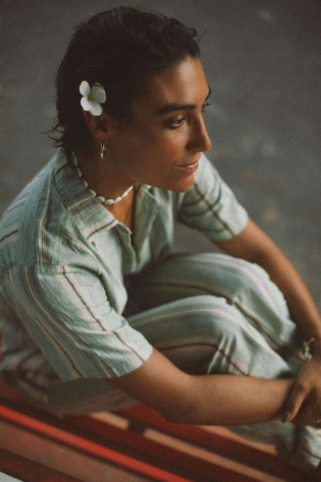 Unisex Shirt in Holiday Stripe