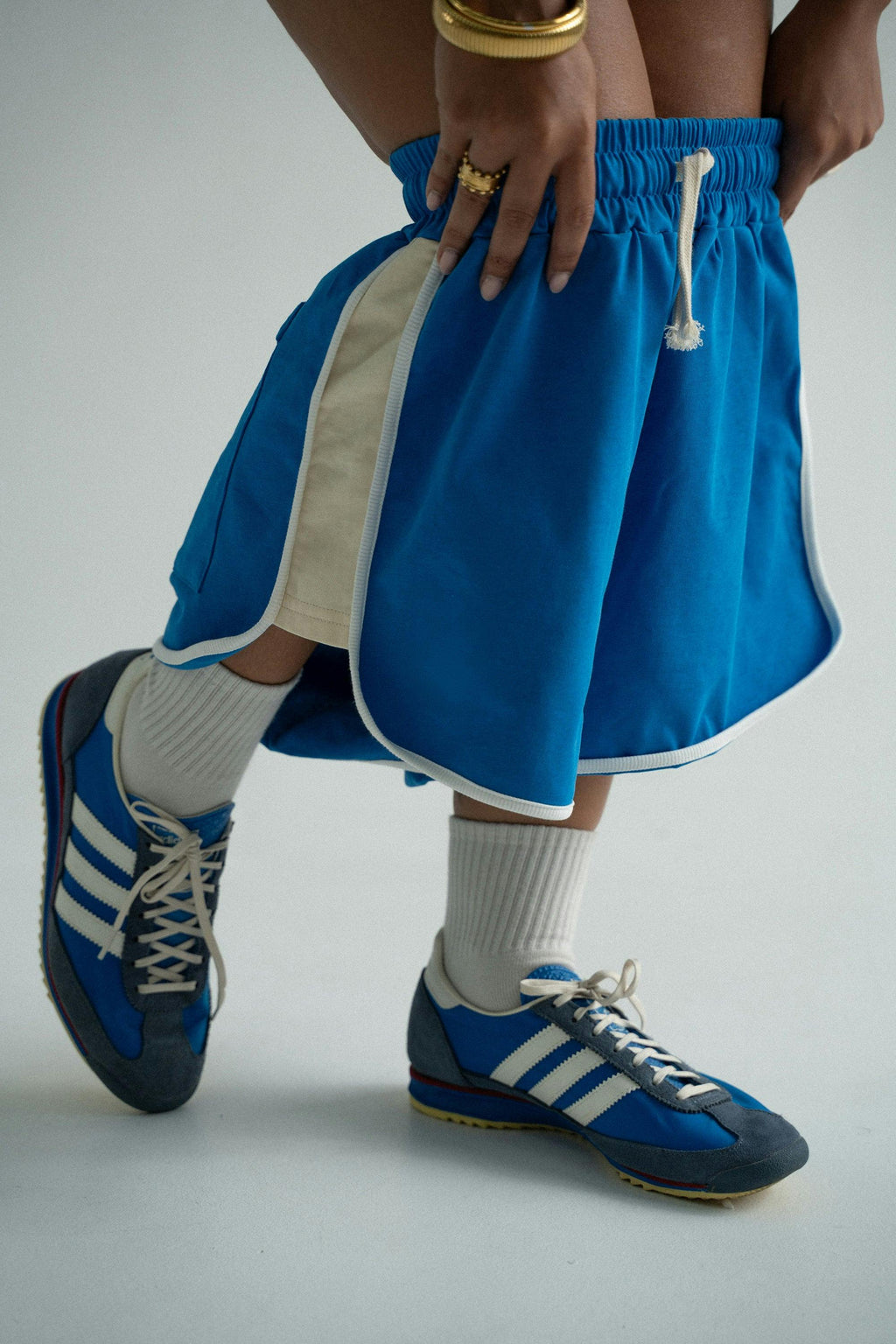 Retro Shorts - Blue