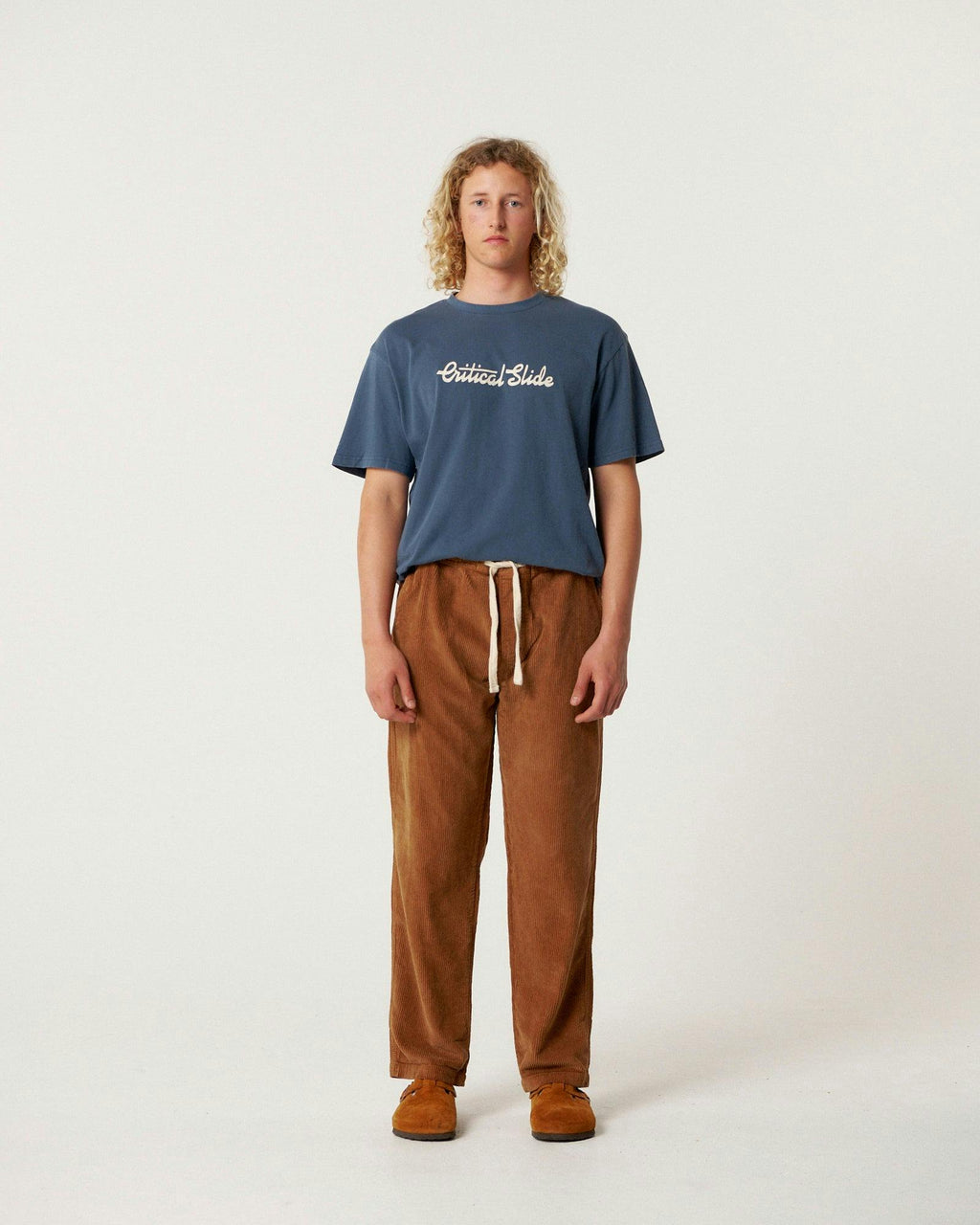 Fever Cord Pant - Camel