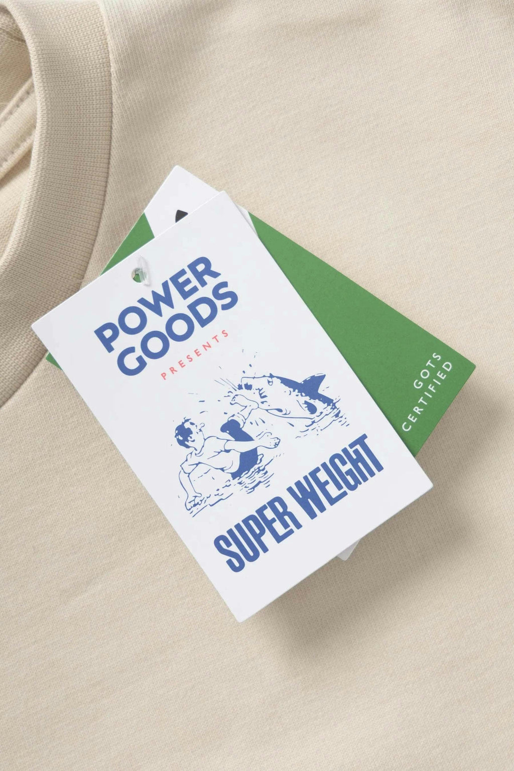 Power Goods Super Weight Tee in Putty