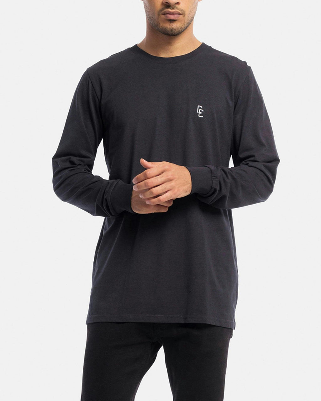 Cypher Embroidery Long Sleeve Tee