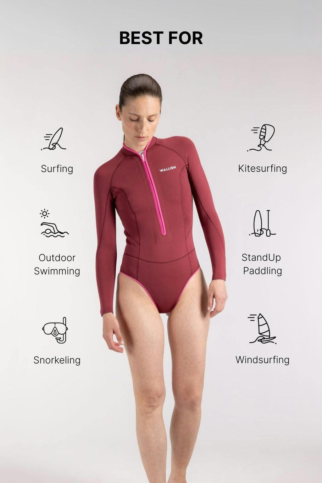 Horizonia Yulex® Springsuit Wetsuit ― Red