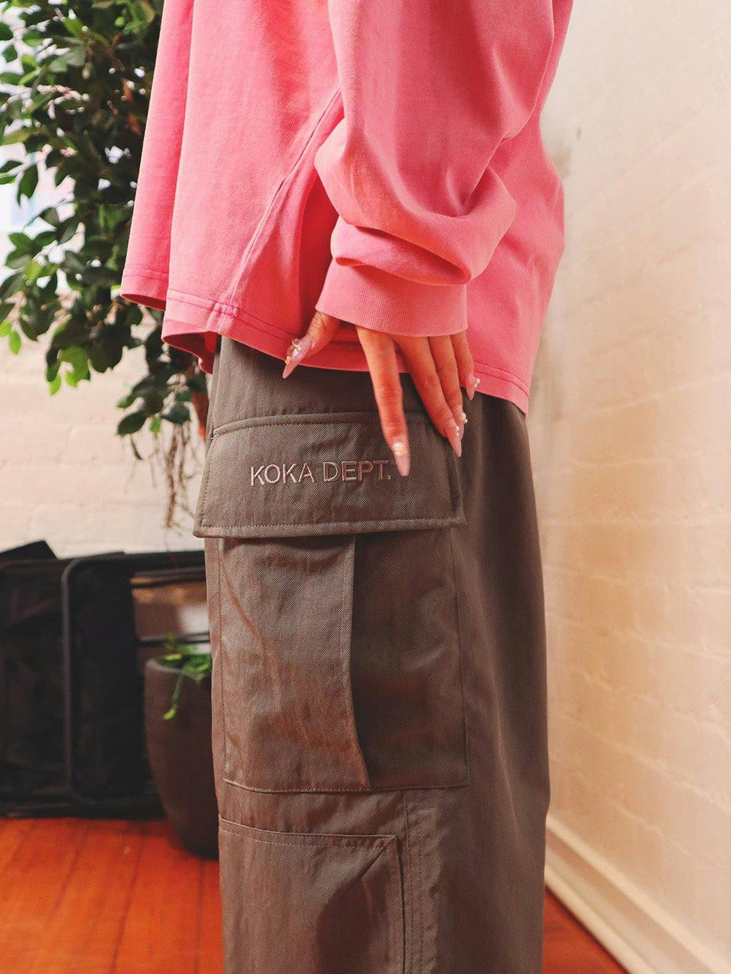 Pit Crew Cargo Pants - Grey