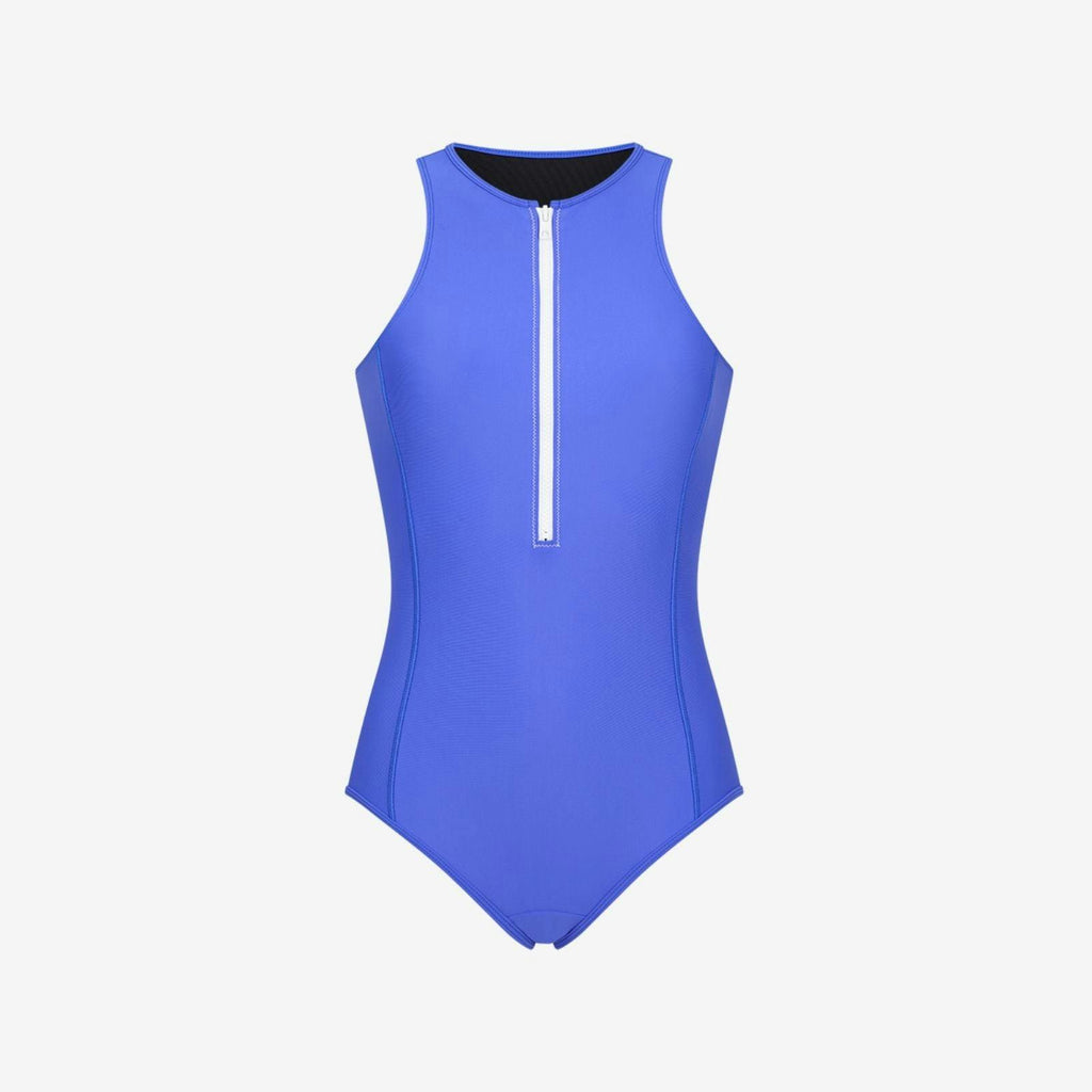 Yemaya One Piece Sleeveless Swimsuit ― Cobalt Blue