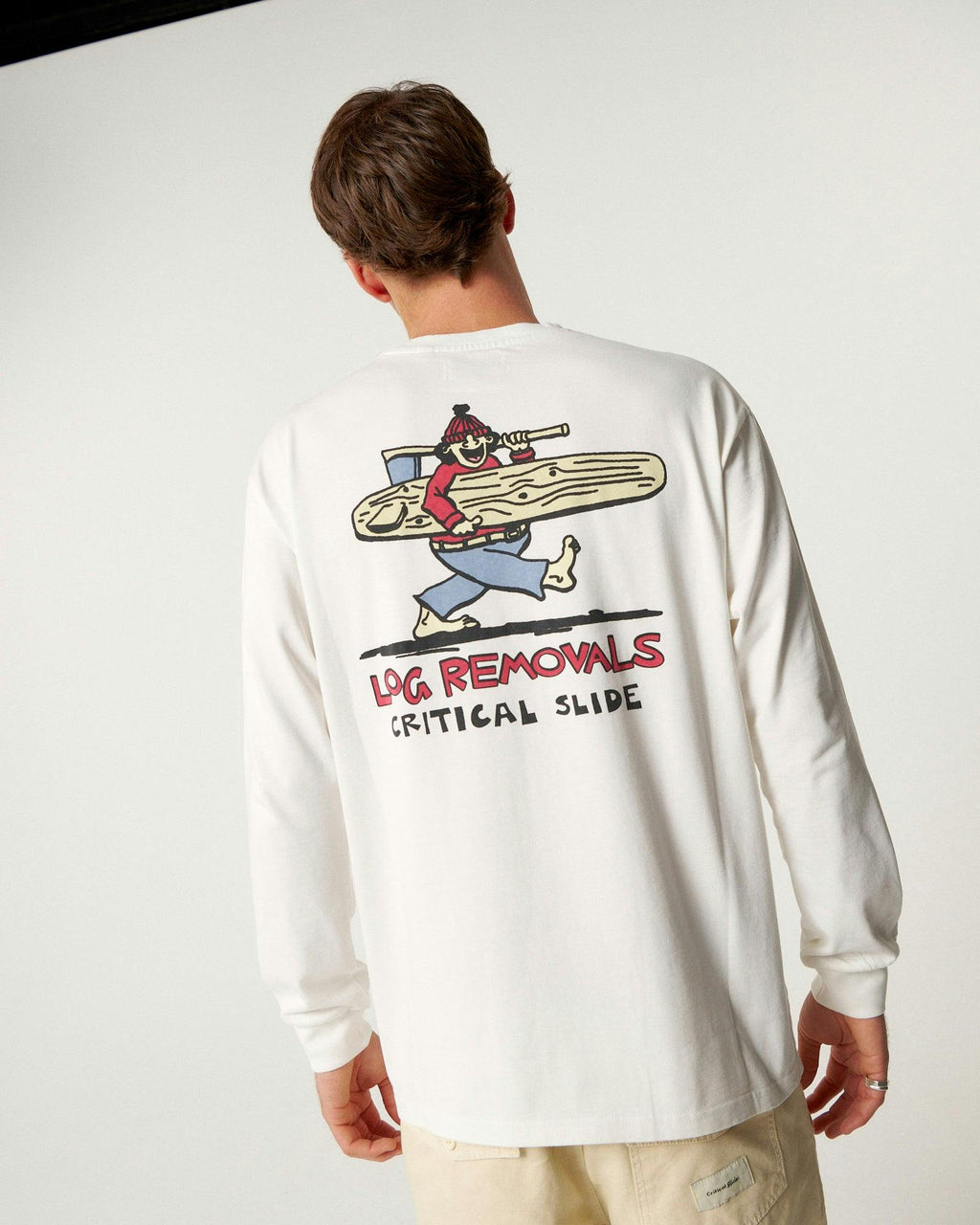 Log Removals Longsleeve Tee - Vintage White