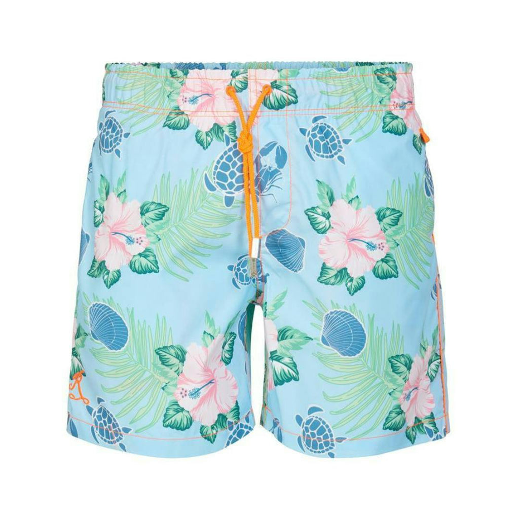 Fiji Swim Shorts Celeste