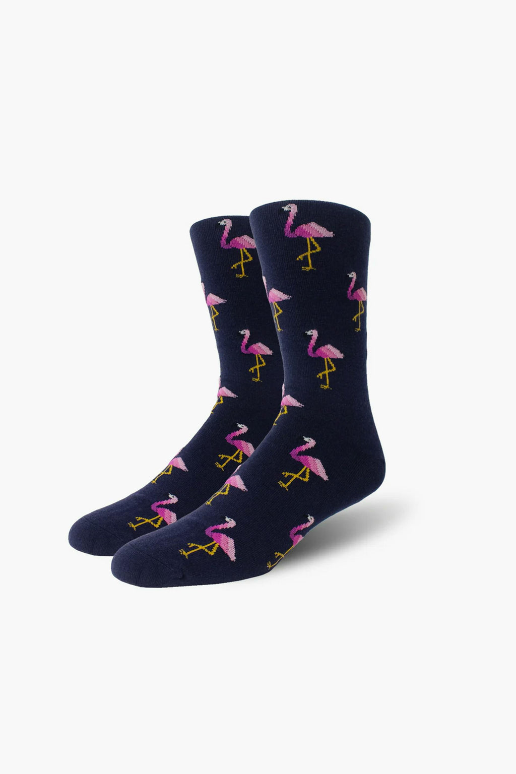 Navy Tropical Flamingos