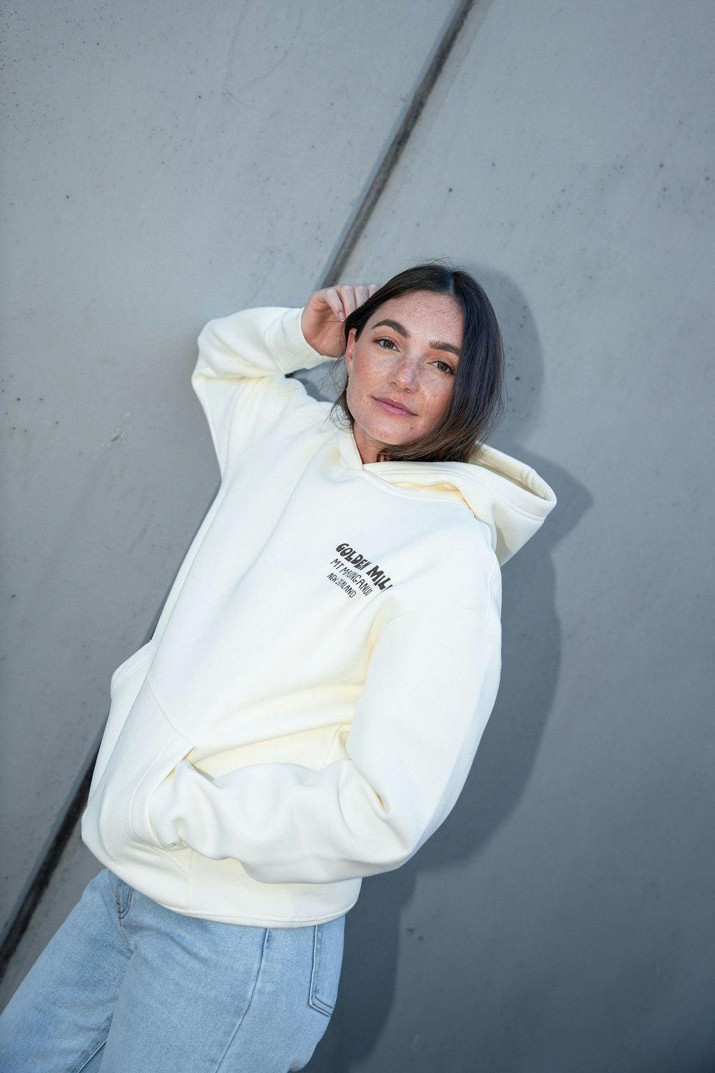 The Golden Mile Hoodie - Natural