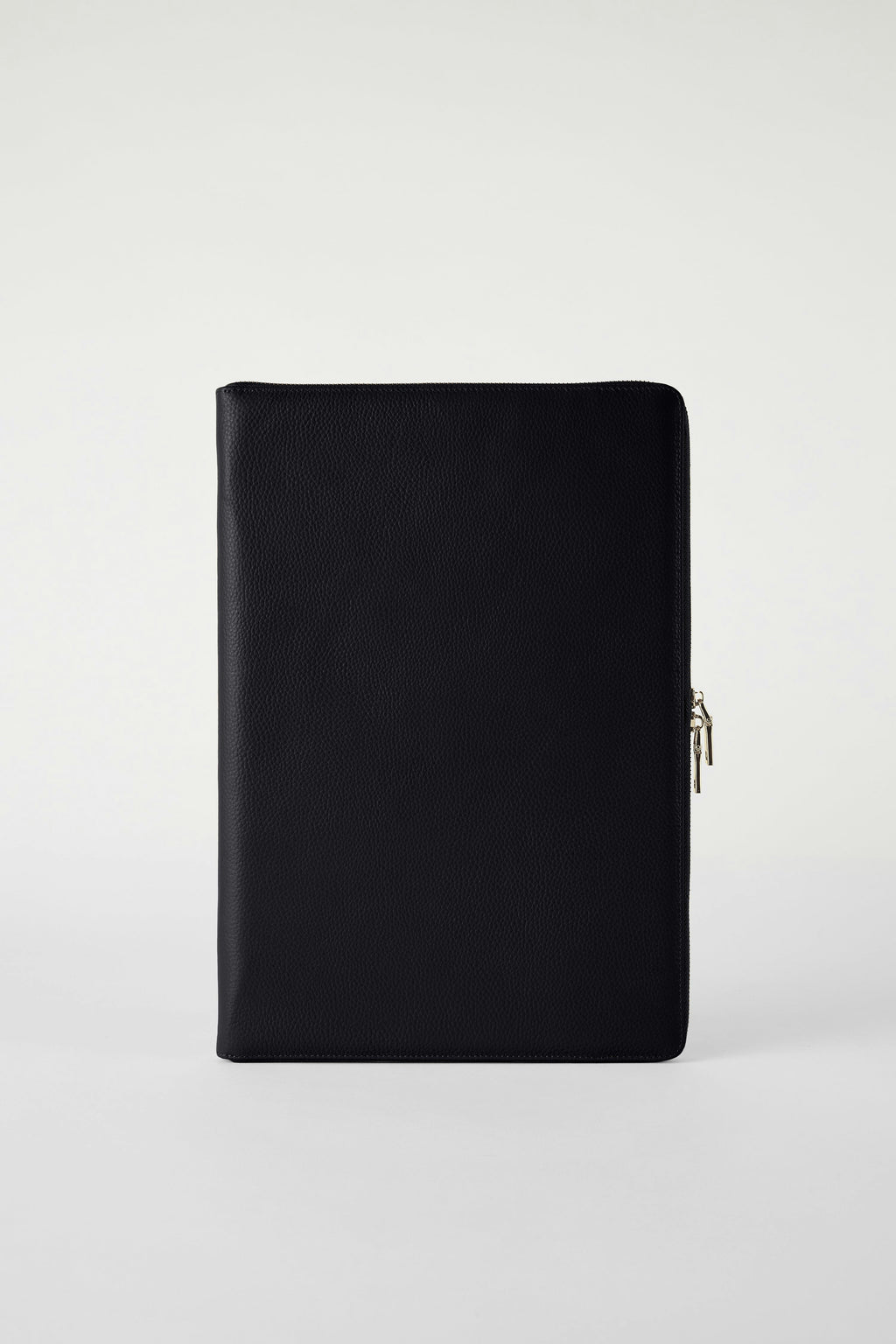 16" Padded Leather Laptop Case | Black Gold