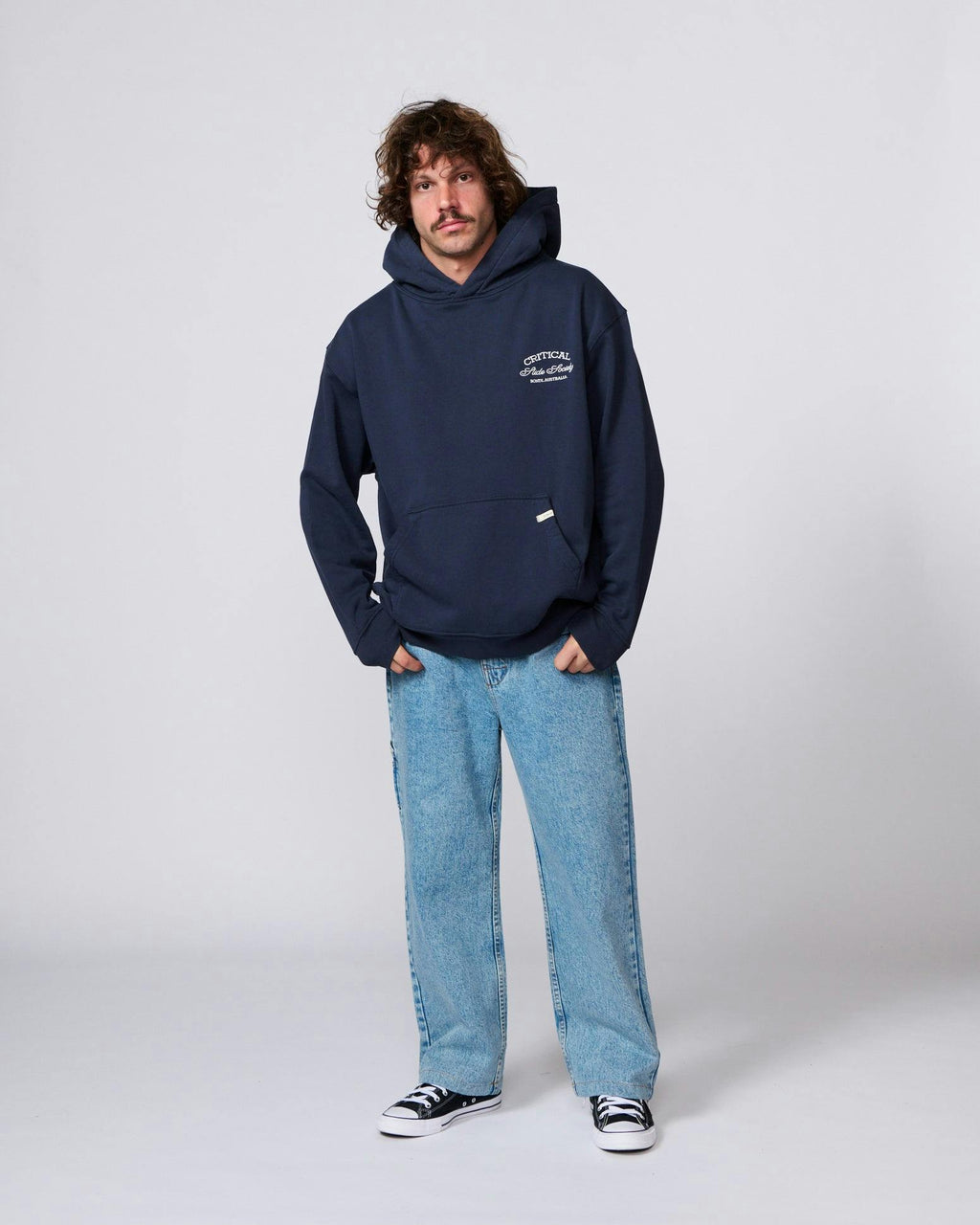 Wax Hoodie - Navy