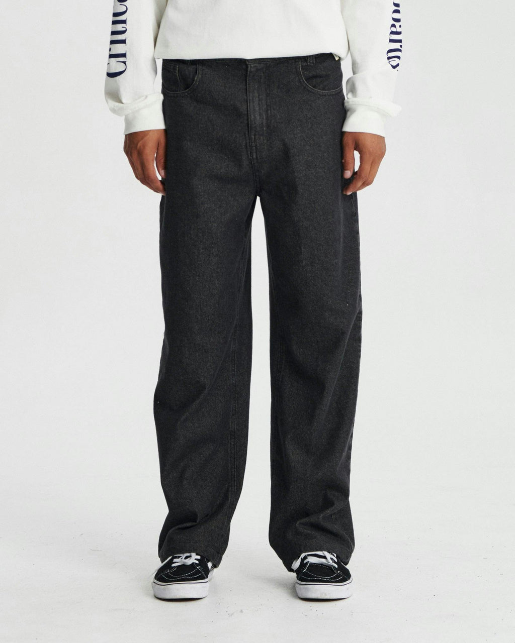 Peaty 5 Pocket Pant - Washed Black