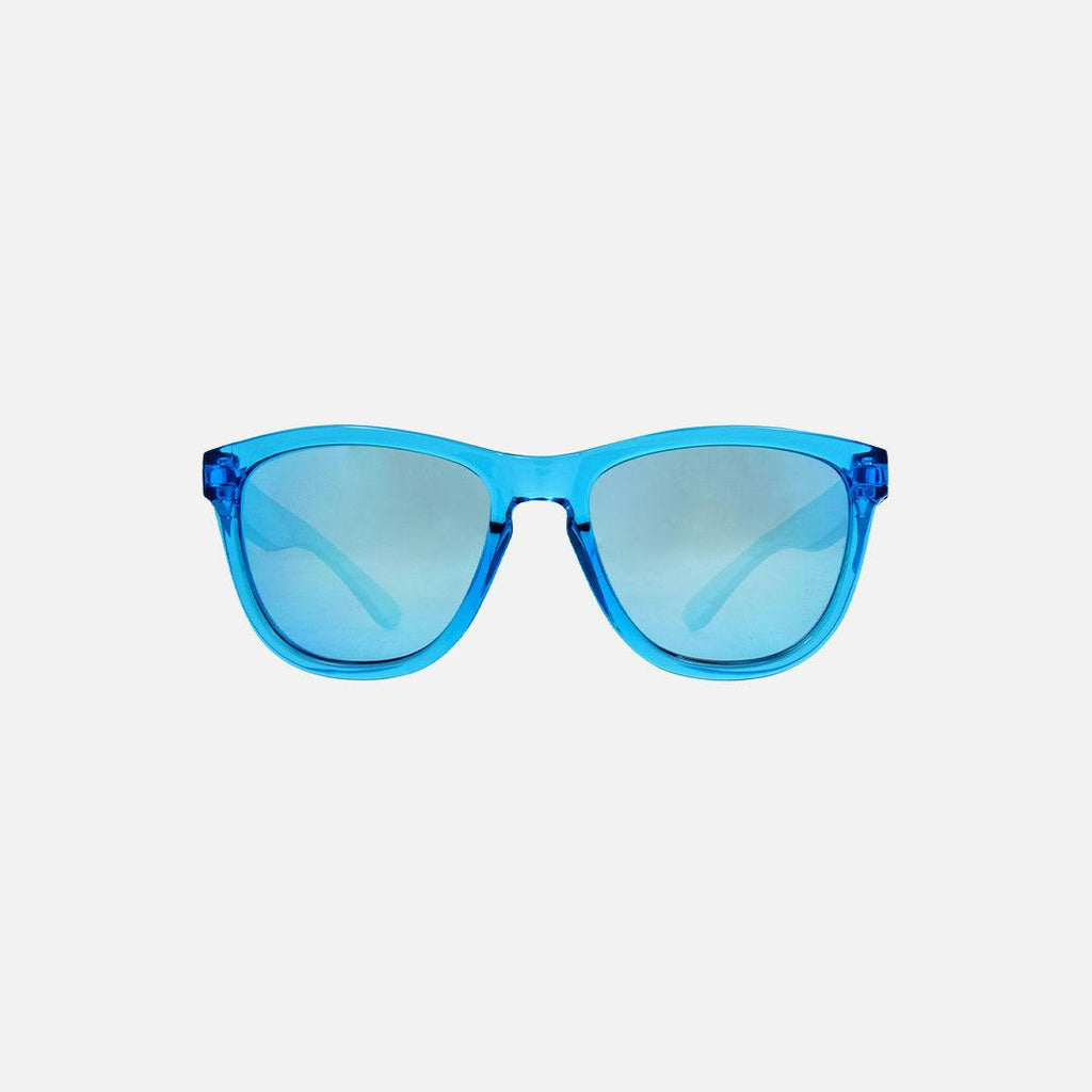Cali Junior - Kids Crystal Blue Frame with Grey with Blue Iridium Lens